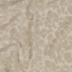Stretchfrottee Leomuster - hellbeige