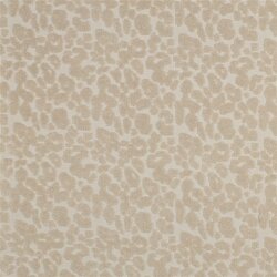 Stretchfrottee Leomuster - hellbeige