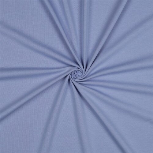 Baumwolljersey Bio~Organic *Gerda* - hellblaulila