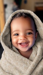 Stretchfrottee Leomuster - nougat