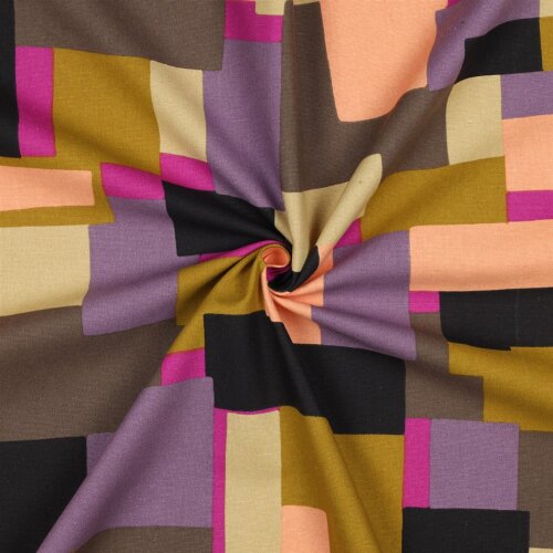 Canvas bunte Rechtecke - softlila