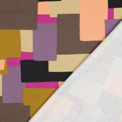 Canvas bunte Rechtecke - softlila