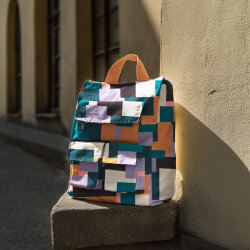 Canvas bunte Rechtecke - softlila