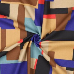 Canvas abstract - COGNAC/BLUE