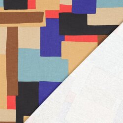 Canvas bunte Rechtecke - königsblau