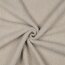 Teddystoff Doppelseitig Uni - beige