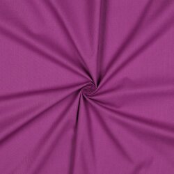 Baumwollpopeline *Vera* Uni - viola