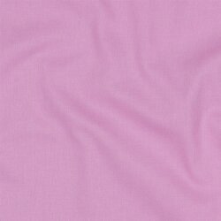 Baumwollpopeline *Vera* Uni - fliederpink