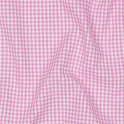 Baumwollpopeline 2,7mm Vichykaro - hellpink