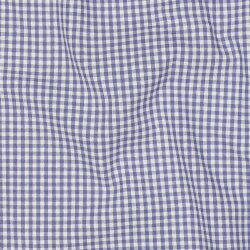 Baumwollpopeline 2,7mm Vichykaro - lavendel