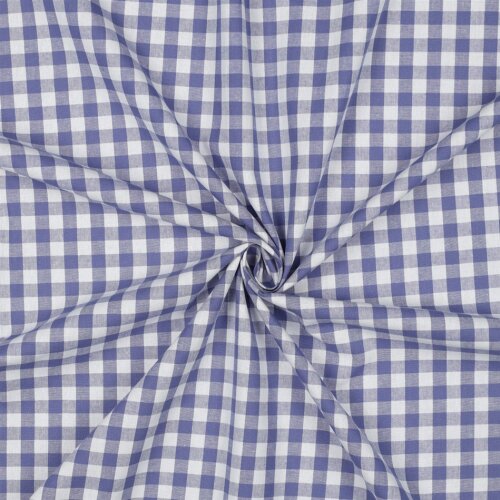 Baumwollpopeline garngefärbt - Vichy Karo 10mm *Vera* - Farbe