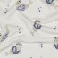 Baumwolljersey Digital Bio~Organic SEALS - creme