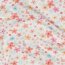 Baumwolljersey Bio~Organic Digital Blumen - weiß