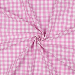 Baumwollpopeline garngefärbt - Vichy Karo 10mm...