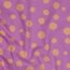 Feine Baumwollpopeline GEOMETRICS - PEACH/ PURPLE