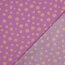 Feine Baumwollpopeline GEOMETRICS - PEACH/ PURPLE