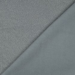Teddystoff Doppelseitig Uni - PALE TURQUISE