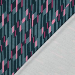 Romanit Jersey "Punta di Roma" Striche - dunkelmint