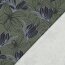 Canvas gezeichnete Blumen - gurkengrün