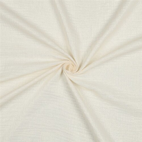Musselin FOIL - ECRU