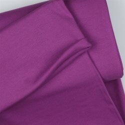 Strickbündchen Bio~Organic *Gerda* - dunkelviola