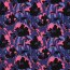 Viskose Jersey Blumen - dunkelblau