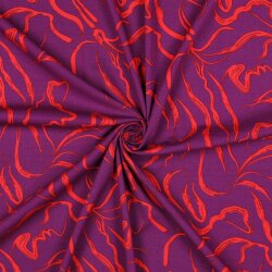 Viskose Jersey Farbverlauf - viola