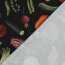 Canvas Digital VEGETABLES - schwarz