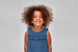 Jeansstoff Uni - jeansblau gewaschen