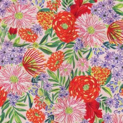 Viskose Lenzing 100% EcoVera™ Digital Blumenwiese...