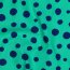 Feine Baumwollpopeline GEOMETRICS - dunkelblau/ PETROL