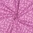 Baumwollpopeline Bio~Organic Blumen - PURPLE