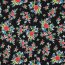 Viskose Lenzing 100% EcoVera™ Digital Blumenstrauss - schwarz