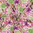 Viskose Lenzing 100% EcoVera™ Digital Blumen und Kakteen - hellpink