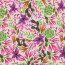Viskose Lenzing 100% EcoVera™ Digital Blumen und Kakteen - hellpink
