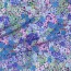 Viskose Lenzing 100% EcoVera™ Digital Blumen - blau
