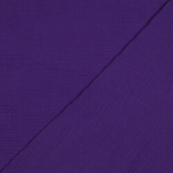 Musselin Uni *Vera*  - dunkelviolett