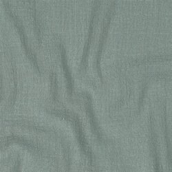 Baumwollstoff Slub vorgewaschen - altgrün