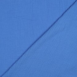 Musselin Uni *Vera*  - ozeanblau