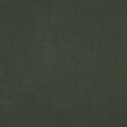 Baumwollstoff Slub vorgewaschen - dunkeloliv