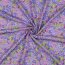 Viskosestoff Digital Blumen - PURPLE