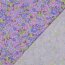 Viskosestoff Digital Blumen - PURPLE