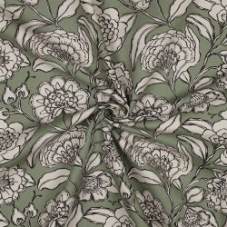 Canvas große Blumen - salbei