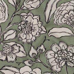 Canvas große Blumen - salbei