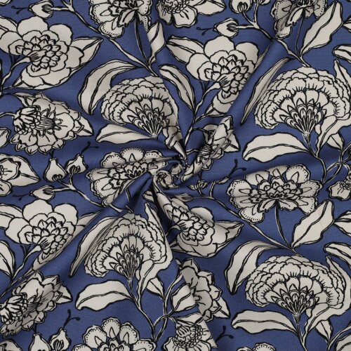 Canvas Blumen - BLUE
