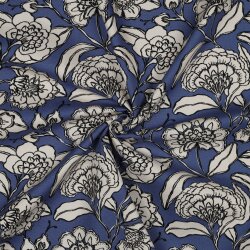 Canvas Blumen - BLUE