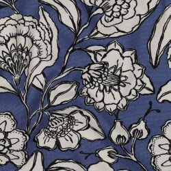 Canvas Blumen - BLUE