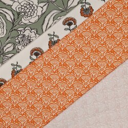Canvas Blumen - ORANGE