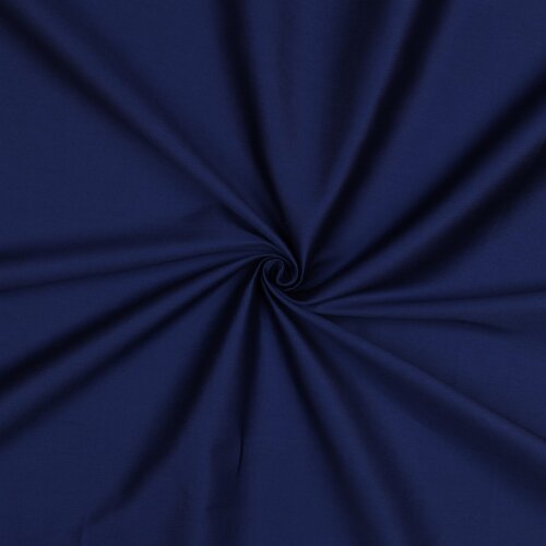 Baumwollsatin - nachtblau