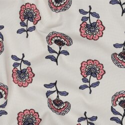 Canvas Blumen - BLUE/LIGHT PINK